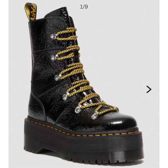 DR MARTENS Ghilana Max NWOT Platform Boots Size 7 - Picture 3 of 13